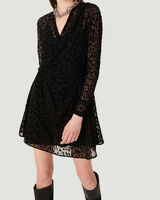 LAYANA LONG SLEEVE MINI DRESS image number null